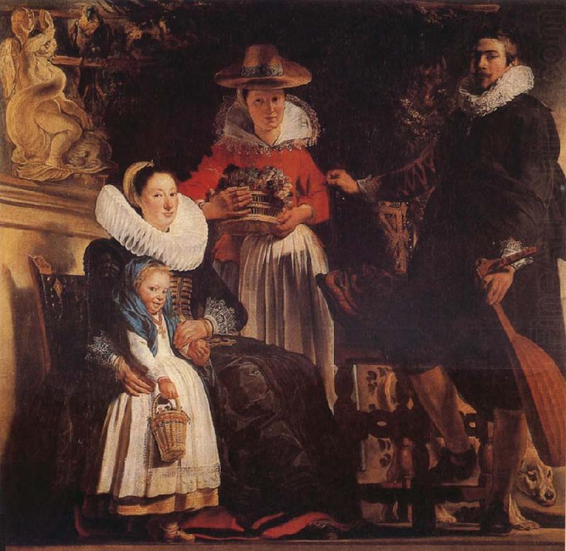 Jacob Jordaens The Family of the Artist china oil painting image